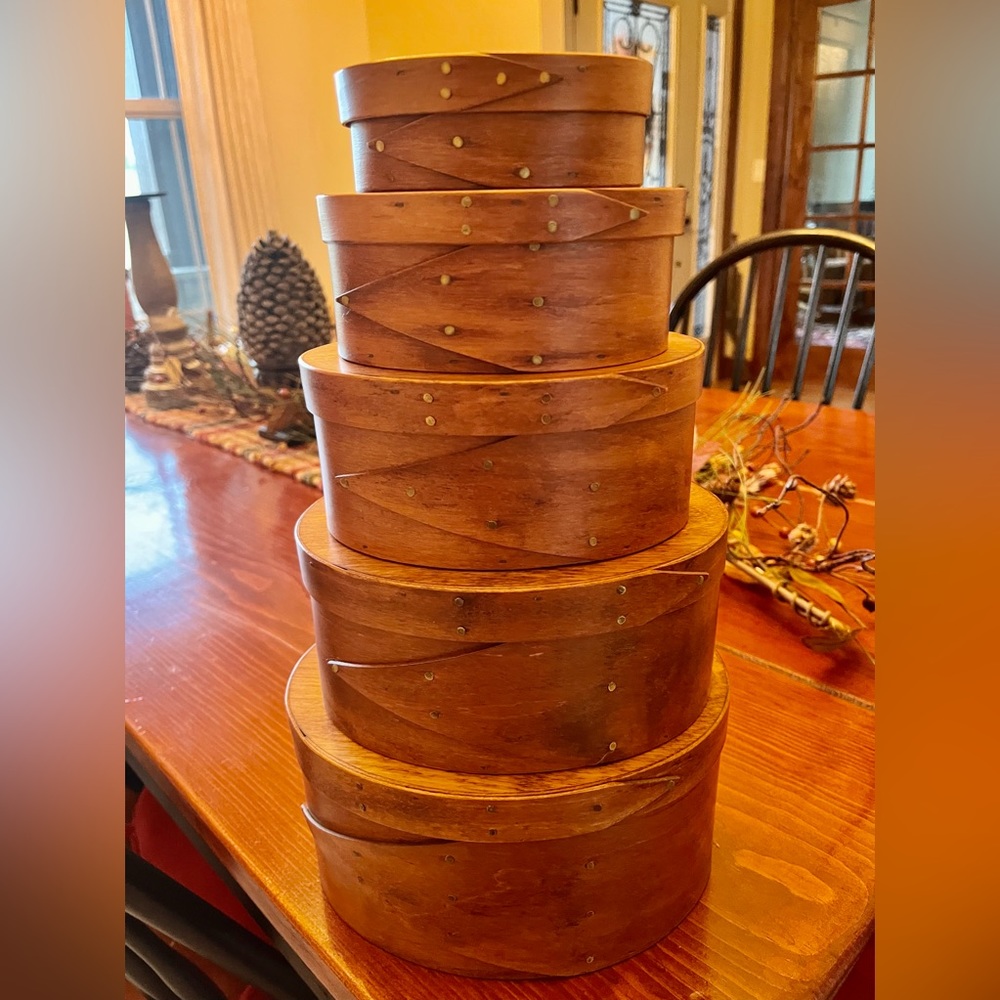 Set of 5 Nesting Shaker Boxes - Frye’s Measure Mill